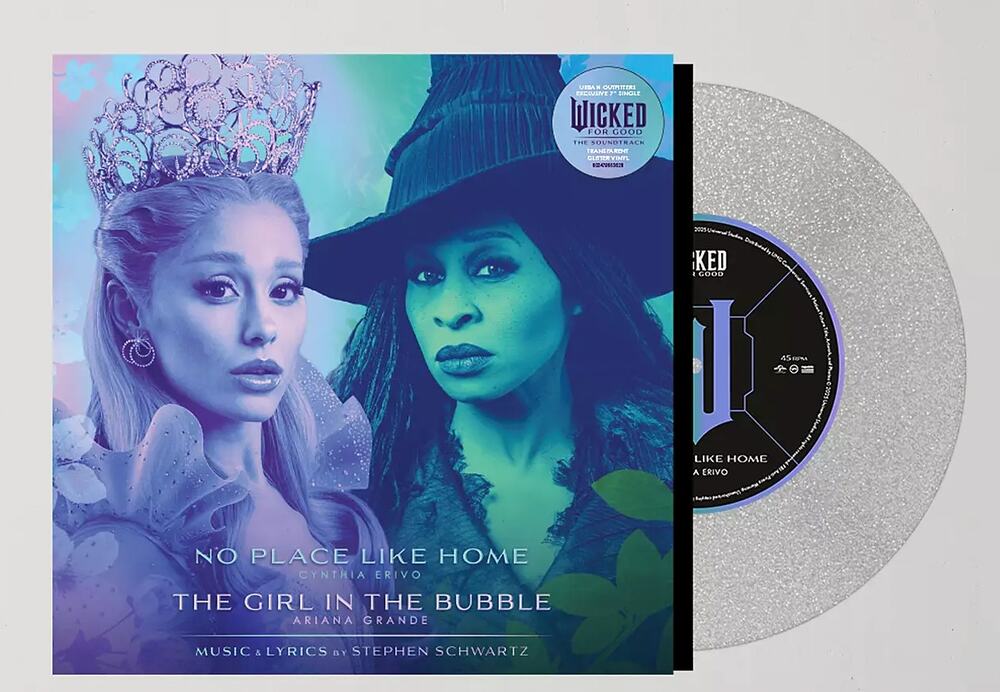 Wicked For Good 7" Vinyl UO Singles Day Transparent Glitter Limited Edition New